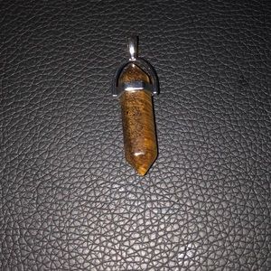yellow tiger eye chakra crystal necklace